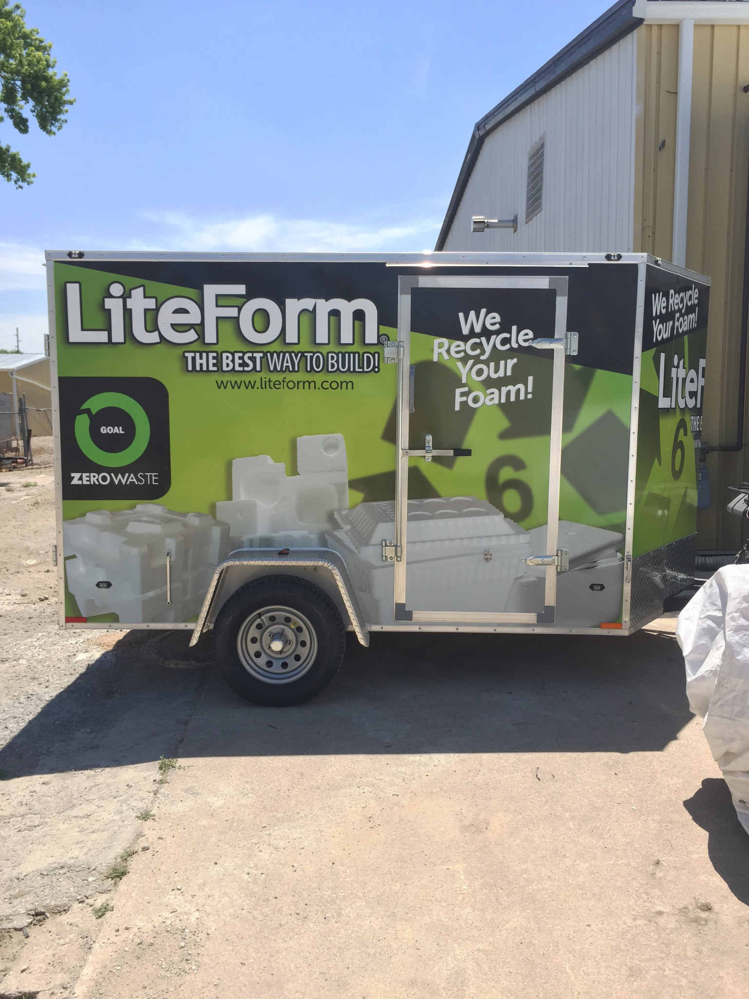 Lite Form Recycling Trailer